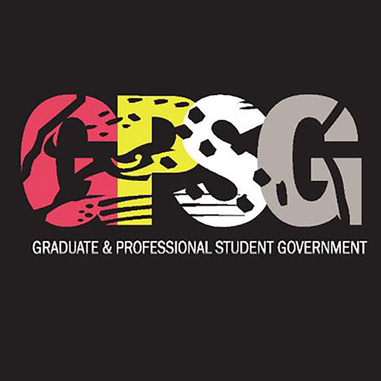 A graphic that reads 'GPSG: Graduate and Professional Student Government'