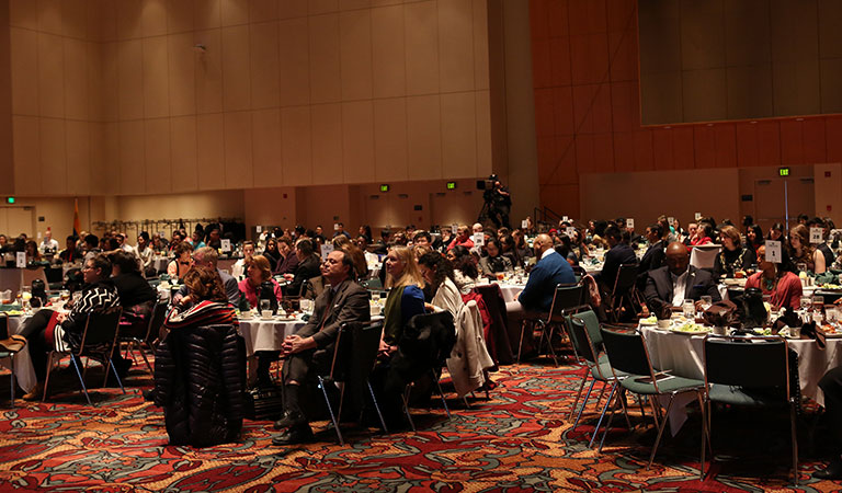 Guests at the 9th Annual IUPUI Cesar Chavez Celebration Dinner